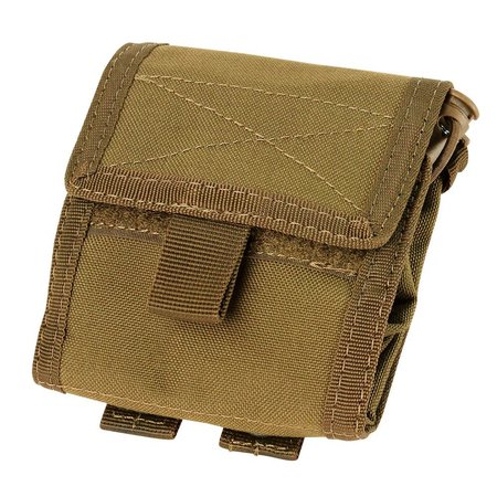CONDOR OUTDOOR PRODUCTS ROLLXUP UTILITY POUCH, COYOTE BROWN MA36-498
